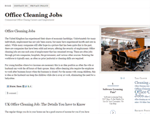 Tablet Screenshot of officecleaningjobs.org.uk